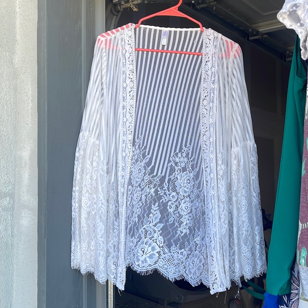 Xhilaration (target) lace cardigan
